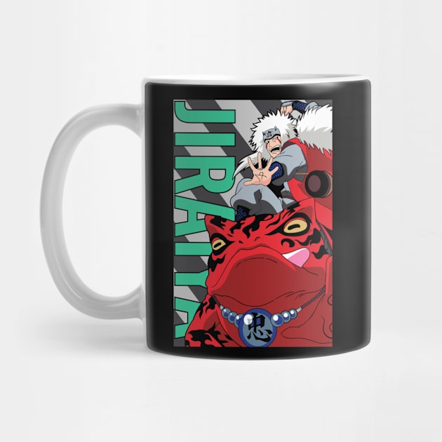 Jiraiya Anime Fanart by Planet of Tees